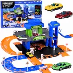 Multi-storey car park 3 in 1: car wash, elevator, ramps, water discharge + 3 cars ZA6283