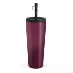 Dark Cherry - Travel Mug, 700 ml / Straw