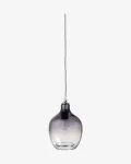 BUBBLE stiklinė lempa - dūminė