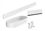 Hansgrohe WallStoris - vonios kambario aksesuarai, matinės baltos spalvos 27967700