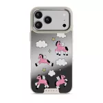 Cloud Hopping - iPhone 17 Pro Max Case, Elite Mirror Light (MagSafe) / Silver