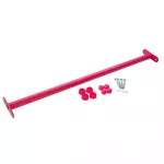 Metalinis skersinis 125 cm, rožinis