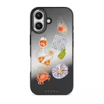 Seaside Muse - iPhone 17 Case, Elite Mirror Dark (MagSafe) / Silver