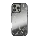 Essentials - iPhone 16 Pro Max Case, Elite Mirror Dark (MagSafe) / Silver