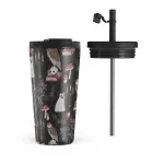 Enchanted Forest - Travel Mug, 500 ml / Flap & Straw Set