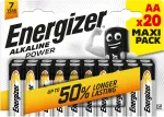 AA Baterija - Energizer Alkaline Power AA/LR6 CHP20 20 Vnt. Pakelis