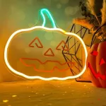Forever Light Happy Pumpkin dekoratyvinis LED neoninis &scaron;viestuvas