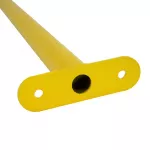 Metalinis skersinis 125 cm, geltonas