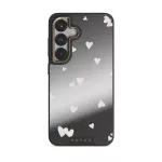 Love Notes - Samsung Galaxy S25 Case, Elite Mirror Dark (Magnetic) / Gold
