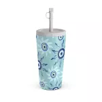 Blue Gaze - Travel Mug, 500 ml / Straw