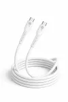 Quik Accessories QK-1012 Soft Silicone 60W Charging & Data Cable USB-C to USB-C 1m