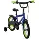 Dviratis &bdquo;Huffy Pro Thunder&ldquo; 16 colių, mėlynos ir žalios spalvos (21625W)