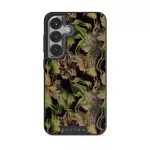 Subtropical - Samsung Galaxy S25 Case, Elite Dark (Magnetic) / Silver