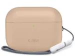 Silikoninis &bdquo;Apple AirPods Pro 3&ldquo; dėklas, &bdquo;Caffe Latte&ldquo; spalvos