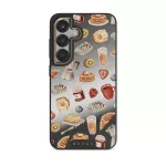 Sunny Side Up - Samsung Galaxy S25 Case, Elite Mirror Dark (Magnetic) / Gold
