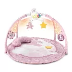 Baby play mat 3-in-1 with melodies and projector pink