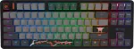 ŽAIDĖJAMS SKIRTA KLAVIATŪRA &bdquo;FURY KANABO K6 US&ldquo; SU RGB AP&Scaron;VIETIMU, MAGNETINĖ, JUODA-PILKA