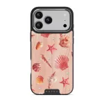 Seashells - iPhone 17 Pro Max Case, Elite Dark (MagSafe) / Silver