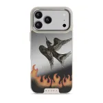 Fire Is Catching - iPhone 17 Pro Max Case, Elite Mirror Light (MagSafe) / Silver