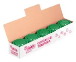 Gua&scaron;as tempera JOVI Scholar, 5vnt. po 35ml, tamsiai žalios sp., vnt.