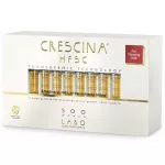 Labo, Crescina, Transdermic HFSC 500, For Growth Stimulation, Ampoules Treatment Serum, For Scalp, For Women, 20 pcs, 3.5 ml