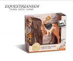 Combing Horse Figurine with Long Mane