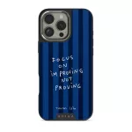 Focus On - iPhone 16 Pro Max Case, Elite Dark (MagSafe) / Silver