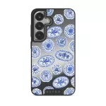 Taverna - Samsung Galaxy S25 Plus Case, Elite Mirror Dark (Magnetic) / Silver
