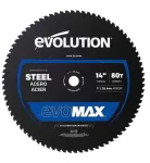 GLOBAL SAW &bdquo;Evolution&ldquo; plieno pjovimo diskas EVOMAX 355 mm, &Oslash;355 x 25,4 mm, 80 dantų, CERMET