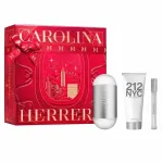 Carolina Herrera 212 NYC For Her Eau De Toilette Spray 100ml Set 3 Pieces