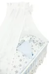 Bedding set - 6 parts - 120/90/360 - NEW STARS - BLUE