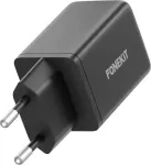 GaN PD 48W USB-C + USB-A Black