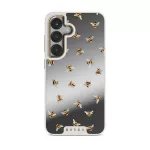 Honeycomb - Samsung Galaxy S25 Case, Elite Mirror Light (Magnetic) / Gold