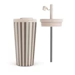 Tiramisu - Travel Mug, 500 ml / Flap & Straw Set