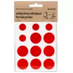 BOOKMAN Reflective Stickers for Bicycles, Red Dots