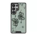 Gemini - Samsung Galaxy S25 Ultra Case, Elite Dark (Magnetic) / Gunmetal / Turquoise