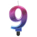 Cake Candle topper Number 9