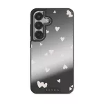 Love Notes - Samsung Galaxy S25 Plus Case, Elite Mirror Dark (Magnetic) / Silver