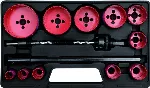 YATO BIMETAL HOLE SAW SET 7 pcs. 19-76mm 3381