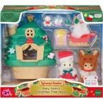 &bdquo;Sylvanian Families&ldquo; &ndash; Kalėdinis eglutės namelis su mažyliais