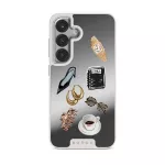Boss Babe - Samsung Galaxy S25 Case, Elite Mirror Light (Magnetic) / Silver
