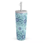 Blue Gaze - Travel Mug, 700 ml / Straw
