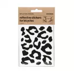Helkurkleepsud jalgrattale BOOKMAN Reflective Stickers for Bicycles, Black Leopard