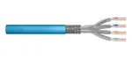 Installation cable DIGITUS cat.6A, S/FTP, Eca, AWG23/1, LSOH, 50m, blue, foiled