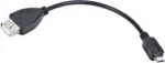 LANBERG usb micro-B M USB-A F 2.0 cable