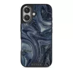 Navy Trench - Blue iPhone 16 Case, Elite Dark (MagSafe) / Silver