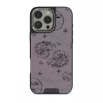 Capricorn - iPhone 16 Pro Max Case, Elite Dark (MagSafe) / Silver / Purple