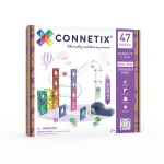 Magnetinis rutuliukų trasos konstruktorius CONNETIX &bdquo;Ball Run Launcher Pack&ldquo;, 47 dalys