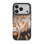 No Crumbs - iPhone 17 Pro Case, Elite Mirror Dark (MagSafe) / Silver