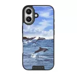 Retro Splash - iPhone 17 Case, Elite Dark (MagSafe) / Gunmetal